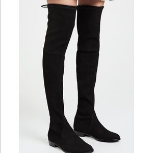 Stuart Weitzman Lowland Black suede